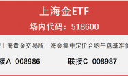 沪金期货涨超3%！上海金ETF（518600）持续受资金关注，本月连续净流入超1500万元